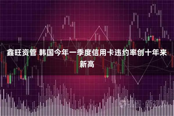 鑫旺资管 韩国今年一季度信用卡违约率创十年来新高
