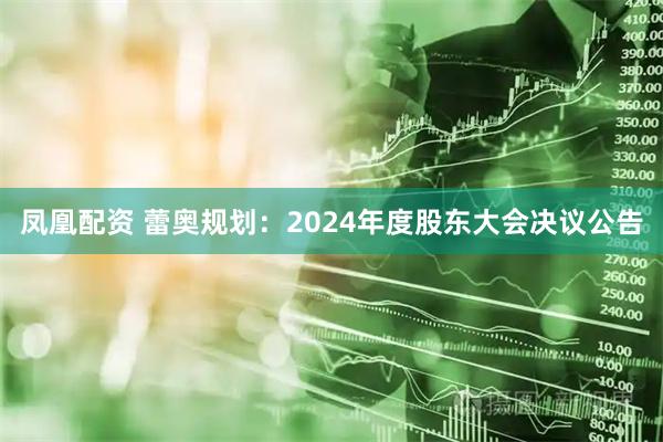 凤凰配资 蕾奥规划：2024年度股东大会决议公告
